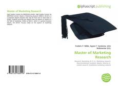 Couverture de Master of Marketing Research