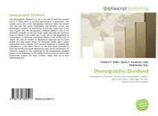 Bookcover of Demographic Dividend