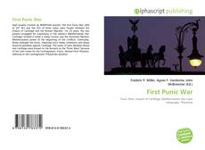 Bookcover of First Punic War
