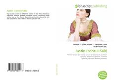Bookcover of Justin (consul 540)