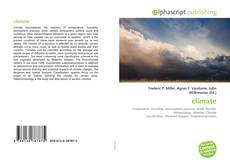 Bookcover of climate