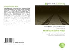Portada del libro de Formula Palmer Audi