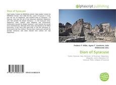 Buchcover von Dion of Syracuse