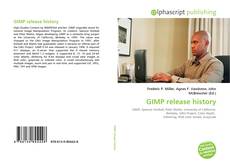 Bookcover of GIMP release history