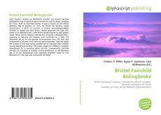 Capa do livro de Bristol Fairchild Bolingbroke 