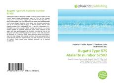 Bookcover of Bugatti Type 57S Atalante number 57502