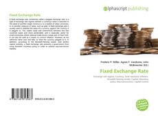 Couverture de Fixed Exchange Rate