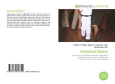 Bookcover of Historical Dance