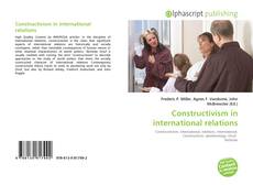 Bookcover of Constructivism in international relations