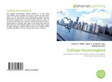 Bookcover of Calliope Hummingbird