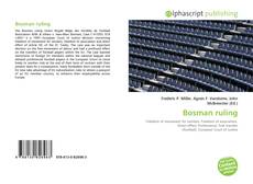 Bookcover of Bosman ruling