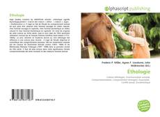 Portada del libro de Éthologie
