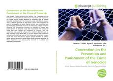 Обложка Convention on the Prevention and Punishment of the Crime of Genocide