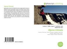 Capa do livro de Alpine Climate 