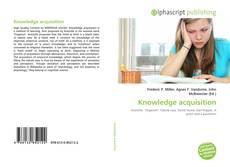 Обложка Knowledge acquisition