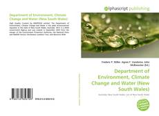 Обложка Department of Environment, Climate Change and Water (New South Wales)