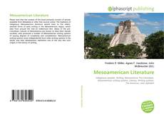 Copertina di Mesoamerican Literature