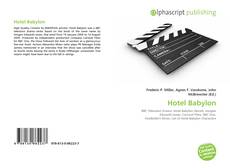 Hotel Babylon kitap kapağı