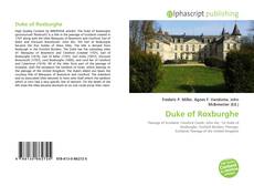 Borítókép a  Duke of Roxburghe - hoz