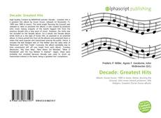 Bookcover of Decade: Greatest Hits
