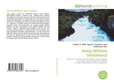 Copertina di Henry Williams (missionary)