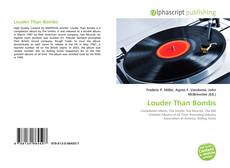 Portada del libro de Louder Than Bombs