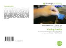 Bookcover of Closing Credits