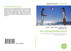 Buchcover von AFC Championship Game