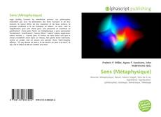 Buchcover von Sens (Métaphysique)