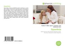 Dysarthria的封面