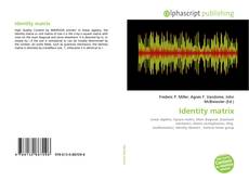 Bookcover of Identity matrix