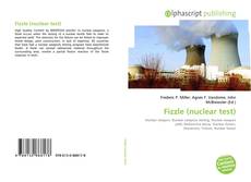 Copertina di Fizzle (nuclear test)