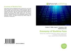 Buchcover von Economy of Burkina Faso
