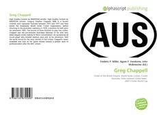 Copertina di Greg Chappell