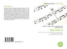 Capa do livro de Billy Talent II 