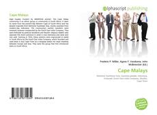 Bookcover of Cape Malays
