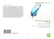 Bookcover of J. M. G. Le Clézio