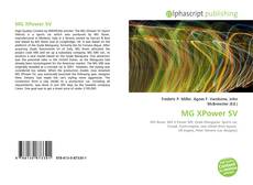 MG XPower SV kitap kapağı