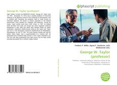 Bookcover of George W. Taylor (professor)