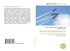 Bookcover of Marine Aircraft Group 41