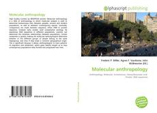 Bookcover of Molecular anthropology