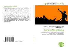Buchcover von Geraint Wyn Davies