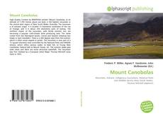 Capa do livro de Mount Canobolas 