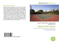 Capa do livro de Opportunité (Sport) 