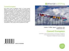 Bookcover of Conseil Européen