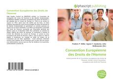 Couverture de Convention Européenne des Droits de l'Homme