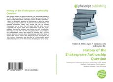 History of the Shakespeare Authorship Question的封面