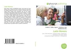 Capa do livro de Latin Honors 