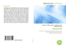 Couverture de Bond 875