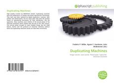 Capa do livro de Duplicating Machines 